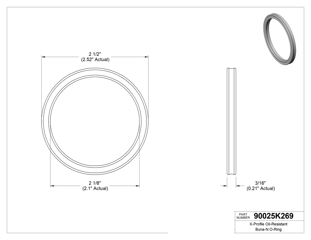 Technical drawing - 90025K269